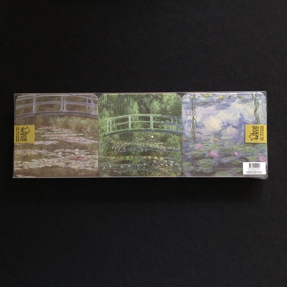 Presti France Cork Backed Coasters - Set of 6 Monet Impressionists Painters - Picture 10 of 10